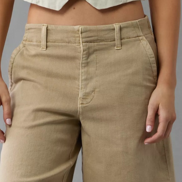 NWT American Eagle AE 11" Stretch High-Waisted Trouser Short Size US 16 - Picture 6 of 7